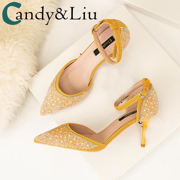 sandals korean fashion crystal pointed high heels women's shoes thin heeled heel hollow a- line women, Black
sandals korean fashion crystal pointed high heels women's shoes thin heeled heel hollow a- line women, Black