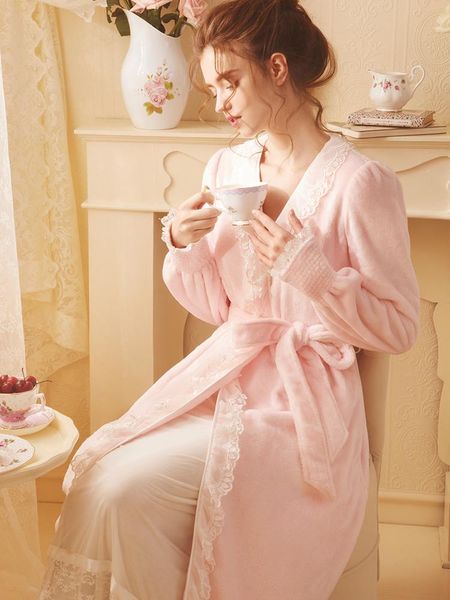 women's sleepwear rose tree 2021 winter pink flannel robe blue nightgown princess one piece nightdress, Black;red
women's sleepwear rose tree 2021 winter pink flannel robe blue nightgown princess one piece nightdress, Black;red