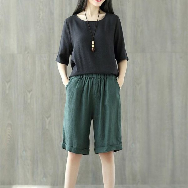 women's pants & capris arrival women summer vintage cotton linen soft thin female solid loose, Black;white
women's pants & capris arrival women summer vintage cotton linen soft thin female solid loose, Black;white
