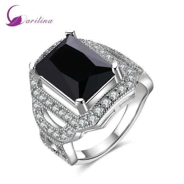 wedding rings anniversary ring black zircon white cz silver color fashion jewelry womens size 6 7 8 r2079, Slivery;golden
wedding rings anniversary ring black zircon white cz silver color fashion jewelry womens size 6 7 8 r2079, Slivery;golden