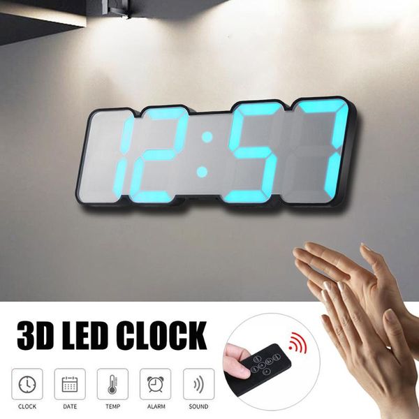 3d remote control digital wall clock 115 colors led table clock time alarm temperature date sound control night light home decor
3d remote control digital wall clock 115 colors led table clock time alarm temperature date sound control night light home decor