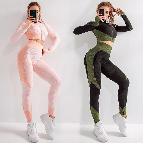 yoga outfit women sportswear exercise outfits for 2 pieces zipper seamless sports bra high waist leggings set tracksuits
yoga outfit women sportswear exercise outfits for 2 pieces zipper seamless sports bra high waist leggings set tracksuits