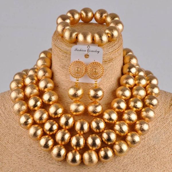 earrings & necklace luxurious nigerian wedding beads costume 3 layers kc gold african jewelry set for women lsz2, Silver
earrings & necklace luxurious nigerian wedding beads costume 3 layers kc gold african jewelry set for women lsz2, Silver