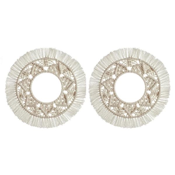 mats & pads 2 pcs braided table mat cup coasters hand-woven tapestry macrame wall hanging boho decor home decoration
mats & pads 2 pcs braided table mat cup coasters hand-woven tapestry macrame wall hanging boho decor home decoration