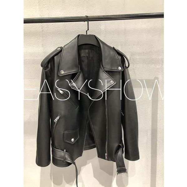 women's jackets moto biker zipper jacket genuine leather sheepskin casual outwear bomber 2021 autumn winter coat, Black;brown
women's jackets moto biker zipper jacket genuine leather sheepskin casual outwear bomber 2021 autumn winter coat, Black;brown