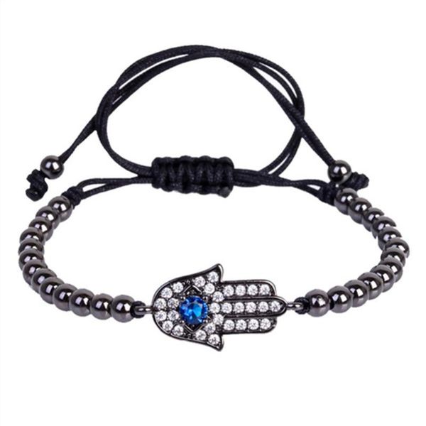charm bracelets hamsa adjustable for women 4mm gold metal beads bracelet fashion jewelry evil eye macrame crystal femme, Golden;silver
charm bracelets hamsa adjustable for women 4mm gold metal beads bracelet fashion jewelry evil eye macrame crystal femme, Golden;silver