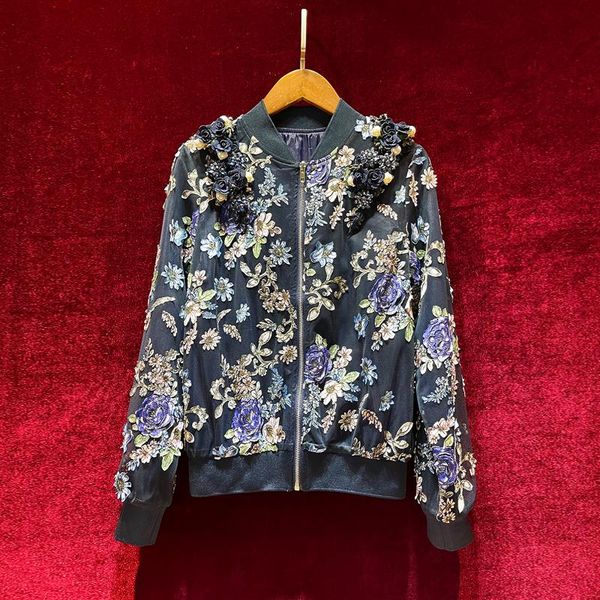women's jackets temperament ladies heavy industry mesh fashion thin coat jacket female autumn 2021 women, Black;brown
women's jackets temperament ladies heavy industry mesh fashion thin coat jacket female autumn 2021 women, Black;brown