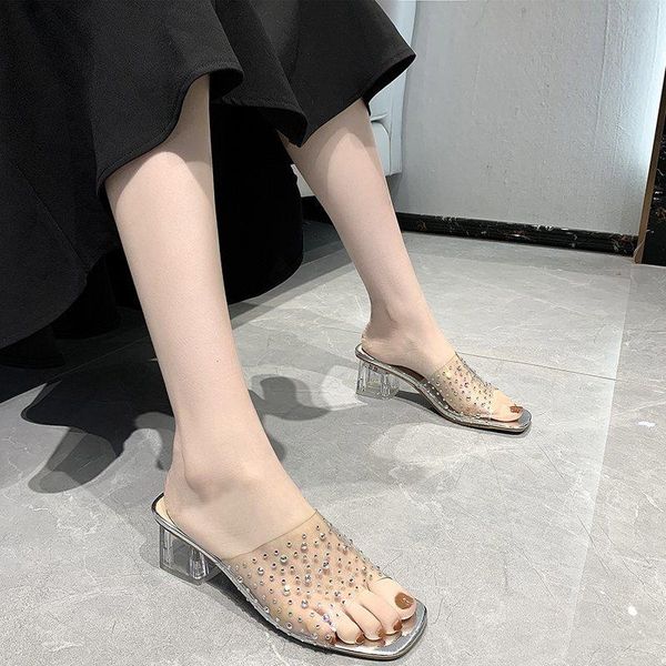 slippers fashion clear high heels women sandals summer shoes slides peep toe transparent female plus size 45, Black
slippers fashion clear high heels women sandals summer shoes slides peep toe transparent female plus size 45, Black