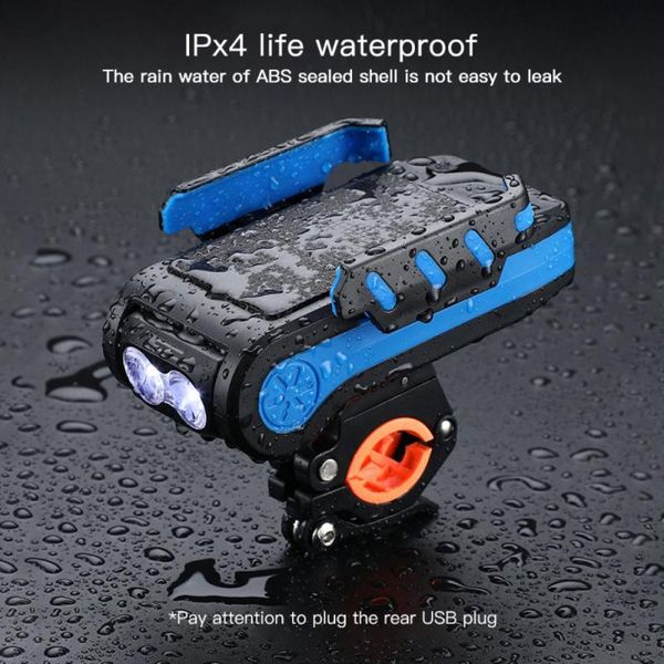 4 in 1 multifunctional mobile phone bracket bicycle 2400/4000mah portable battery horn headlight riding equipment
4 in 1 multifunctional mobile phone bracket bicycle 2400/4000mah portable battery horn headlight riding equipment