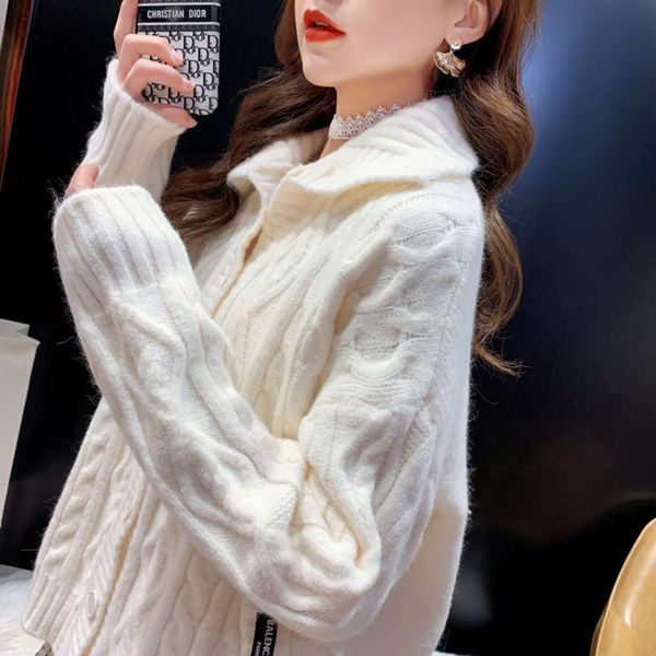 fashion loose cardigan sweater coat female 2020 students new lazy wind autumn and winter wear korean knitted luxury, White;black
fashion loose cardigan sweater coat female 2020 students new lazy wind autumn and winter wear korean knitted luxury, White;black