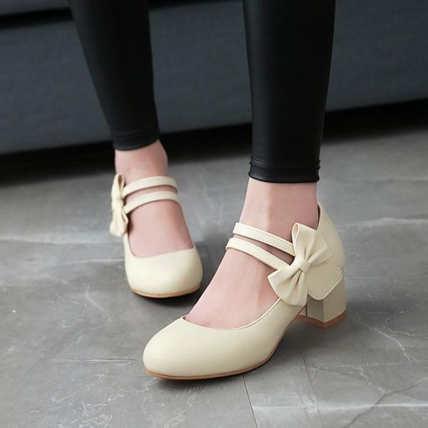 dress shoes oversized ladies high heels women woman pumps bowknot rough heeled single, Black
dress shoes oversized ladies high heels women woman pumps bowknot rough heeled single, Black