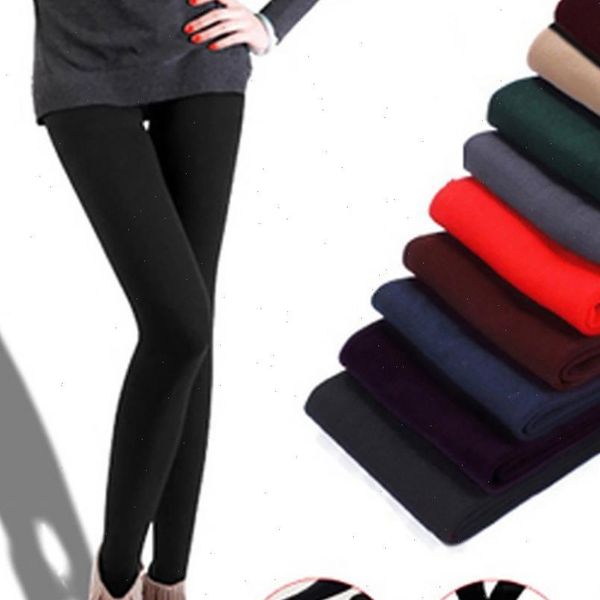 women autumn winter thick warm legging brushed lining stretch fleece pants trample feet leggings high elasticity leggings, Black
women autumn winter thick warm legging brushed lining stretch fleece pants trample feet leggings high elasticity leggings, Black