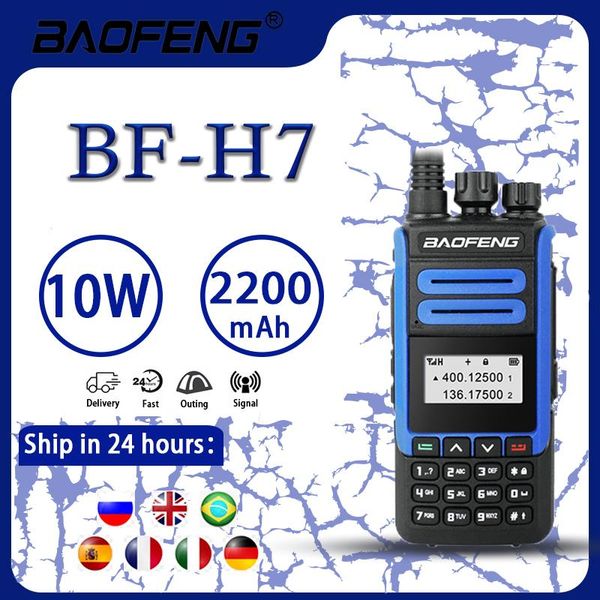 walkie talkie 2021 baofeng bf-h7 10w high power portable cb ham two way radio dual band transmitter 10km professional hunting
walkie talkie 2021 baofeng bf-h7 10w high power portable cb ham two way radio dual band transmitter 10km professional hunting
