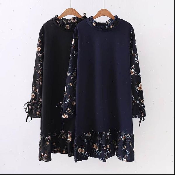 4xl 5xl plus size autumn winter floral print dress women casual printing loose dress femme long sleeve large size black dresses, Black;gray
4xl 5xl plus size autumn winter floral print dress women casual printing loose dress femme long sleeve large size black dresses, Black;gray