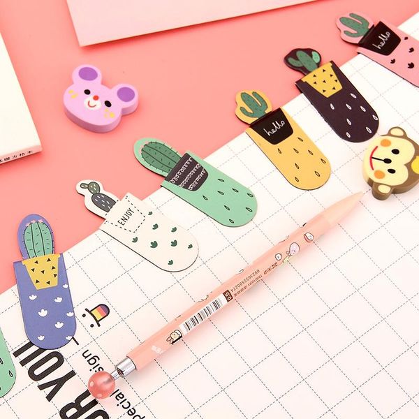 bookmark 3 pcs/pack growing cactus magnetic multi-function paper pencil clip school office supply escolar papelaria
bookmark 3 pcs/pack growing cactus magnetic multi-function paper pencil clip school office supply escolar papelaria