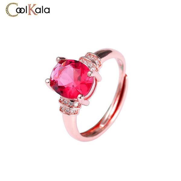 wedding rings coolkala high-end oval red tourmaline color treasure opening women luxury living ring, Slivery;golden
wedding rings coolkala high-end oval red tourmaline color treasure opening women luxury living ring, Slivery;golden