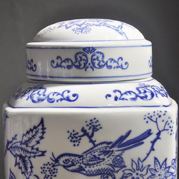 vases flower and bird square jingdezhen ceramic ware storage tank blue white porcelain soft fitting home decoration room mode
vases flower and bird square jingdezhen ceramic ware storage tank blue white porcelain soft fitting home decoration room mode