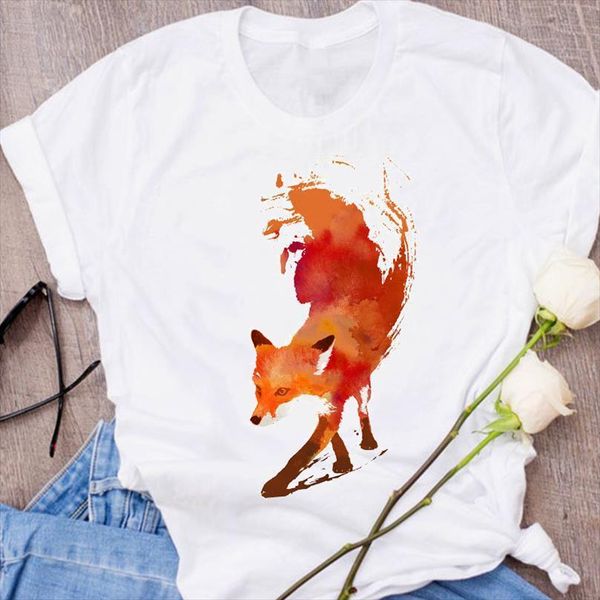 men graphic fox animal cartoon mens t shirt printing 90s cute short sleeve print clothes lady tees, White;black
men graphic fox animal cartoon mens t shirt printing 90s cute short sleeve print clothes lady tees, White;black