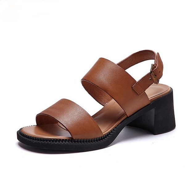 sandals women natural cowhide summer 2021 genuine leather mid-heel shoes retro fashion, Black
sandals women natural cowhide summer 2021 genuine leather mid-heel shoes retro fashion, Black