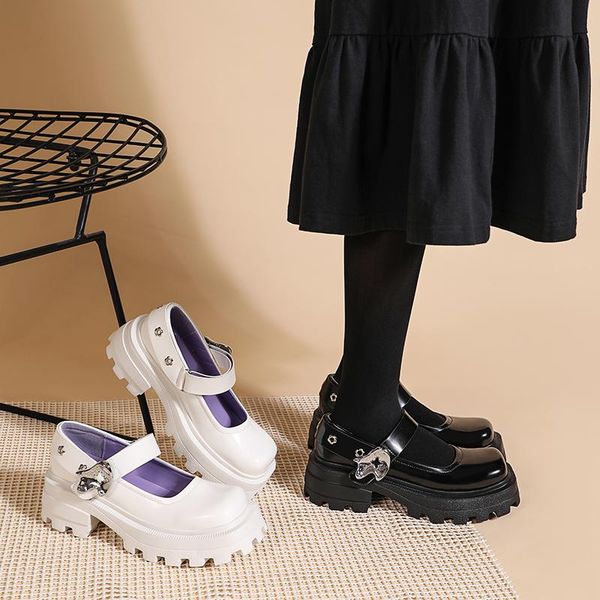 dress shoes fonberry silver buckle chunky heel platform mary janes women patent leather square toe high goth y2k, Black
dress shoes fonberry silver buckle chunky heel platform mary janes women patent leather square toe high goth y2k, Black