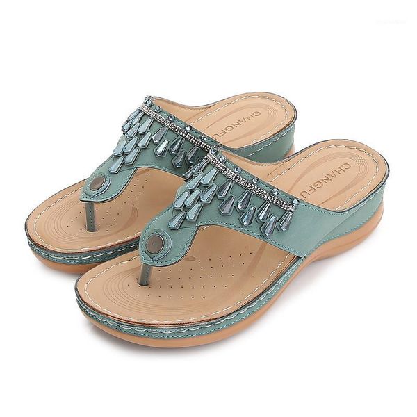lightweight rhinestone casual women's single shoes non-slip mid-heel wedge flip-flop sandals slippers1, Black
lightweight rhinestone casual women's single shoes non-slip mid-heel wedge flip-flop sandals slippers1, Black
