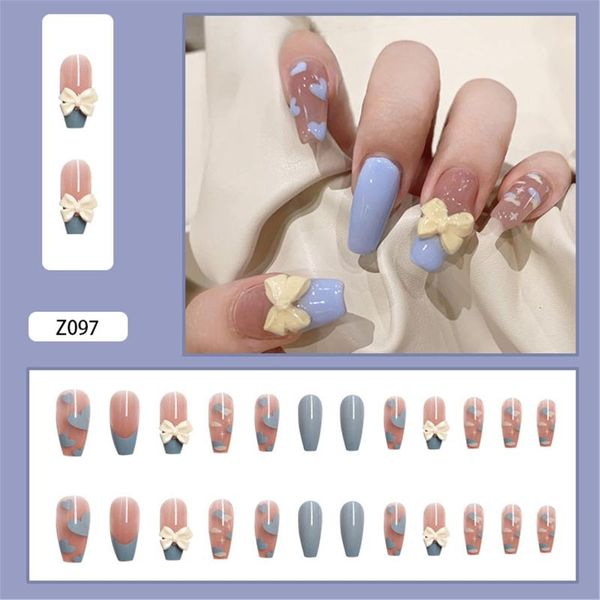 false nails mid length ballerina acrylic artificial 24pcs pink blue french bow design wearable nail patch full cover detachable, Red;gold
false nails mid length ballerina acrylic artificial 24pcs pink blue french bow design wearable nail patch full cover detachable, Red;gold