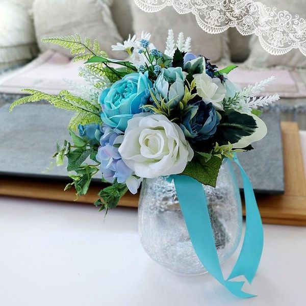 wedding flowers 2021 blue bridal bouquets artificial bouquet de mariage rose buque noiva para casamento
wedding flowers 2021 blue bridal bouquets artificial bouquet de mariage rose buque noiva para casamento