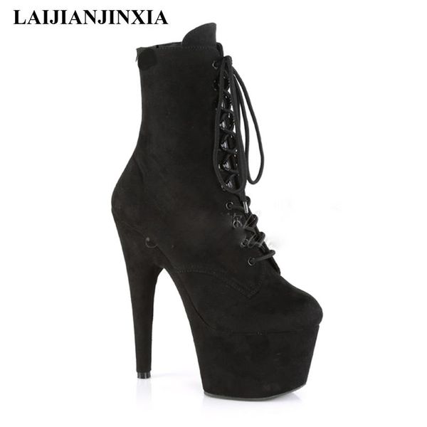 boots laijianjinxia dance 15 cm high heels fashion flock women ankle party model pole dancing shoes, Black
boots laijianjinxia dance 15 cm high heels fashion flock women ankle party model pole dancing shoes, Black