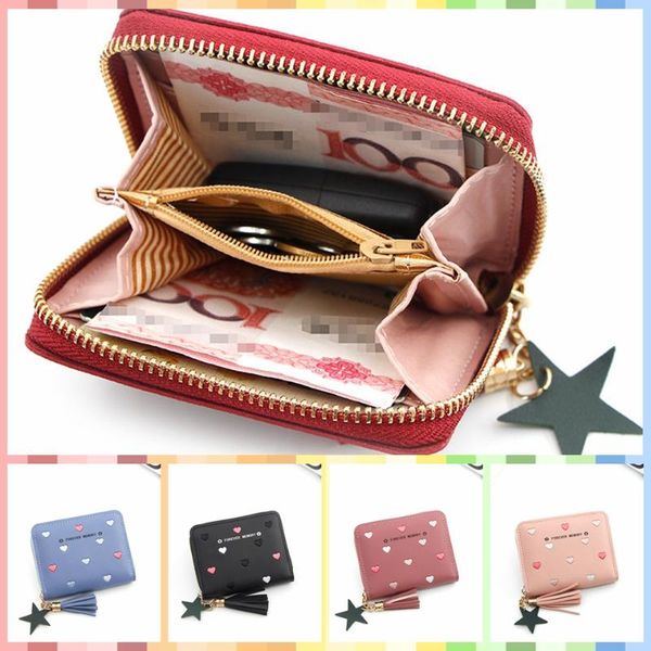 wallets wallet bag purses for female short handy zipper kawaii purse girl small bags change card coin money package, Red;black
wallets wallet bag purses for female short handy zipper kawaii purse girl small bags change card coin money package, Red;black