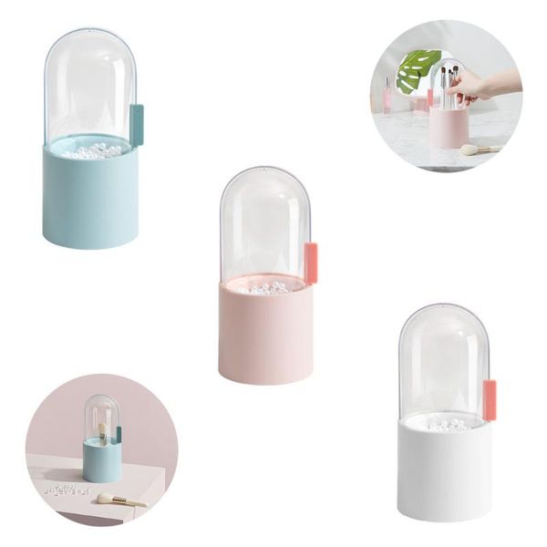 storage boxes & bins cosmetic brush bucket creative simple transparent dust-proof belt pearl pencil box tube
storage boxes & bins cosmetic brush bucket creative simple transparent dust-proof belt pearl pencil box tube