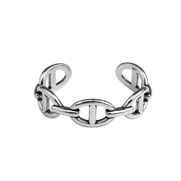 bangle potcet korea 2021 fashion trend women's pig nose open bracelets geometry retro punk personality bracelet jewelry, Black
bangle potcet korea 2021 fashion trend women's pig nose open bracelets geometry retro punk personality bracelet jewelry, Black