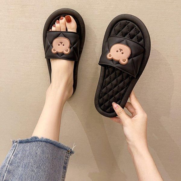 slippers ladies thick platform summer beach eva soft soled slip sandals casual indoor bathroom non-slip shoes, Black
slippers ladies thick platform summer beach eva soft soled slip sandals casual indoor bathroom non-slip shoes, Black