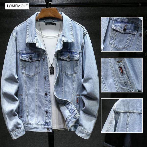 men's jackets lomemol autumn denim jacket korean version of the trend solid color loose street, Black;brown
men's jackets lomemol autumn denim jacket korean version of the trend solid color loose street, Black;brown