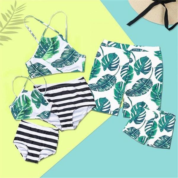 one-piece suits family matching bikinis sets leaf print swimwear swim trunks mommy girls two piece beachwear bathing
one-piece suits family matching bikinis sets leaf print swimwear swim trunks mommy girls two piece beachwear bathing