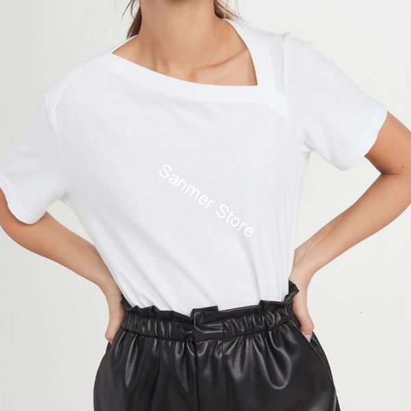 2021 new algodo branco tshirt feminino assimtrico v decote manga curta simples t senhoras vero s roupas femininas 2oi0, White
2021 new algodo branco tshirt feminino assimtrico v decote manga curta simples t senhoras vero s roupas femininas 2oi0, White