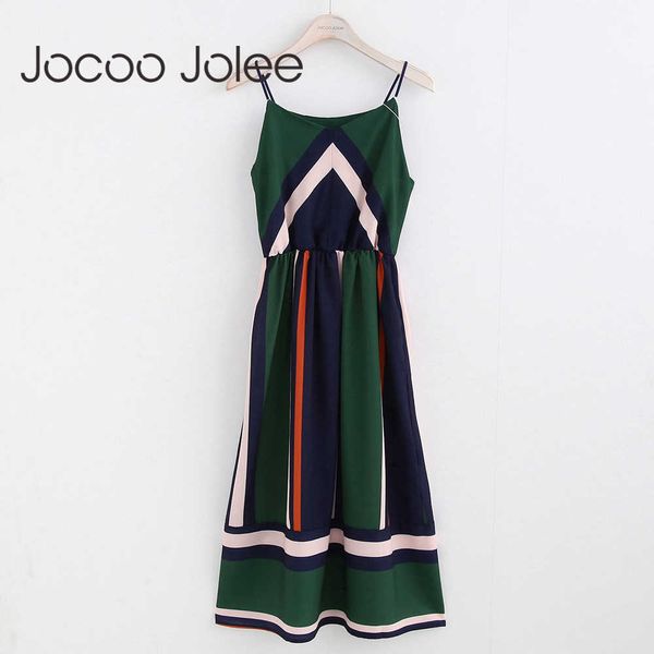 jocoo jolee casual striped print women beach dress with spaghetti strap indie folk style summer dress with o-neck 210619, Black;gray
jocoo jolee casual striped print women beach dress with spaghetti strap indie folk style summer dress with o-neck 210619, Black;gray