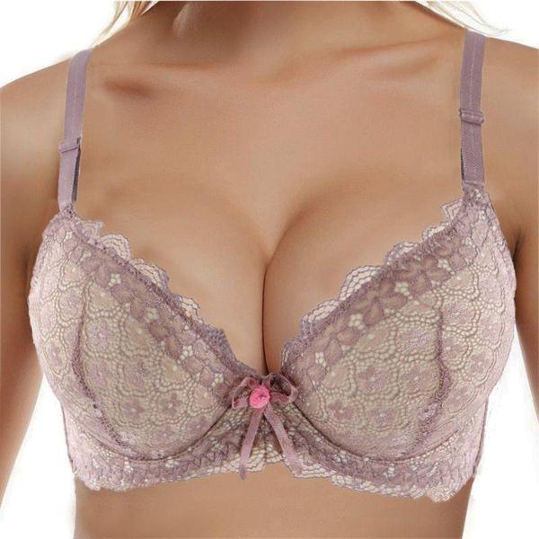 women lingerie bras for push up lace floral bra supper padded bra underwired underwear plus size, White;black
women lingerie bras for push up lace floral bra supper padded bra underwired underwear plus size, White;black