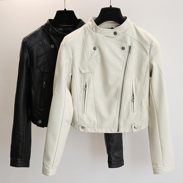 women's leather & faux jackets women slim long sleeve short leahter coats ladies punk rivet biker moto pvc puffer jacket, Black
women's leather & faux jackets women slim long sleeve short leahter coats ladies punk rivet biker moto pvc puffer jacket, Black