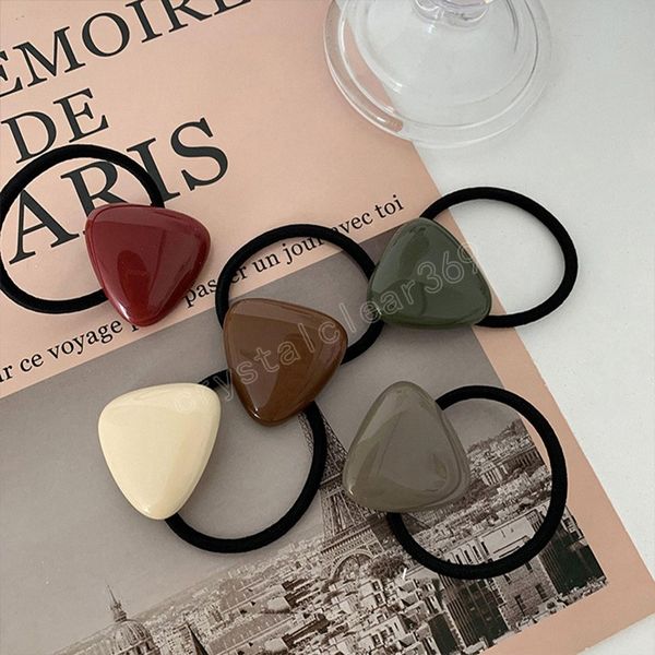 women simple style hair ties elastic hair band acrylic geometric scrunchies ponytail holder rubber band hair accessories gift, Slivery;white
women simple style hair ties elastic hair band acrylic geometric scrunchies ponytail holder rubber band hair accessories gift, Slivery;white