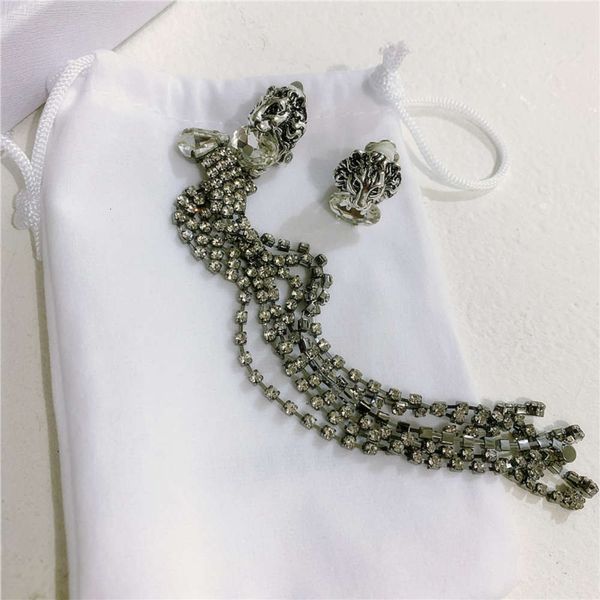 hbp fashion exaggerated with no ear holes and asymmetric lion head long rhinestone tassel earrings, Silver
hbp fashion exaggerated with no ear holes and asymmetric lion head long rhinestone tassel earrings, Silver