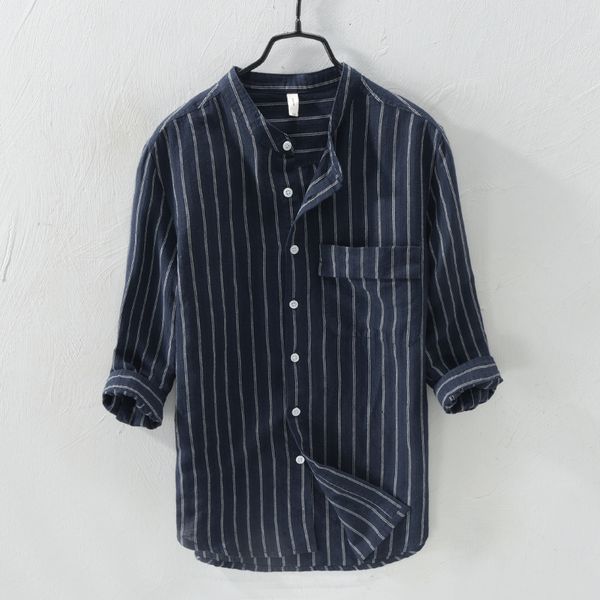 2021 new stripes brand men linen stand collar pocket style shirt mens -3xl flax male casual fashion shirts chemise 2gxp, White
2021 new stripes brand men linen stand collar pocket style shirt mens -3xl flax male casual fashion shirts chemise 2gxp, White