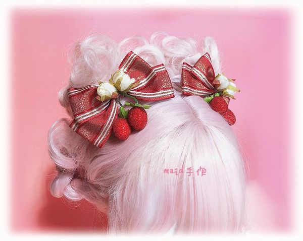 other event & party supplies 1 pair lolita sweet girl berry flower red big bowknot cute hairwear hairpin hair clips accessories
other event & party supplies 1 pair lolita sweet girl berry flower red big bowknot cute hairwear hairpin hair clips accessories