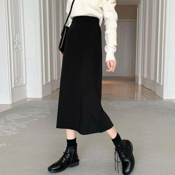 skirts autumn winter female suit long skirt high waist a- line open fork woman mujer faldas saias mulher, Black
skirts autumn winter female suit long skirt high waist a- line open fork woman mujer faldas saias mulher, Black