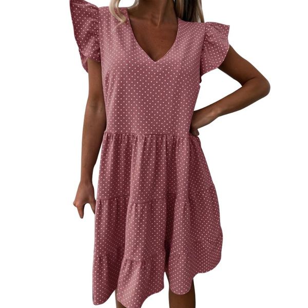 casual dresses fashion women summer dress bubble sleeve v-neck wave point ruffle cake elegant and sweet female vestidos, Black;gray
casual dresses fashion women summer dress bubble sleeve v-neck wave point ruffle cake elegant and sweet female vestidos, Black;gray