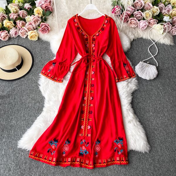 2021 bohemian vacation beach for women v-neck flare long sleeve indie folk vestidos casual high waist boho es fk1a, Black;gray
2021 bohemian vacation beach for women v-neck flare long sleeve indie folk vestidos casual high waist boho es fk1a, Black;gray