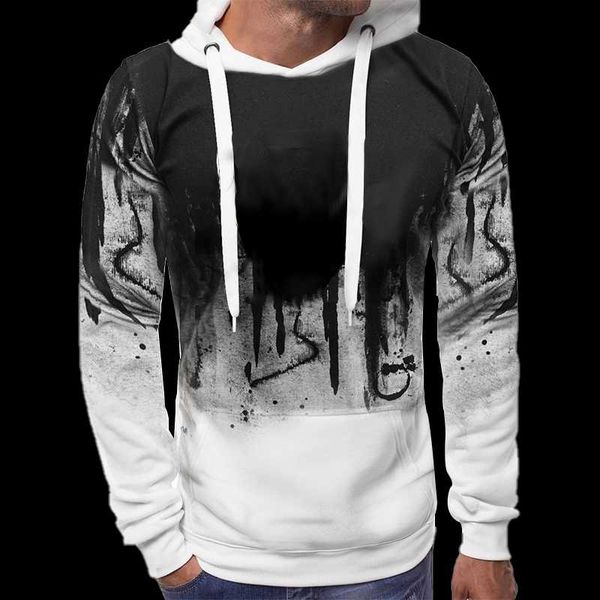 men's hoodies & sweatshirts 2021 casual fashion autumn splashing printing sports camouflage comfortable plus size, Black
men's hoodies & sweatshirts 2021 casual fashion autumn splashing printing sports camouflage comfortable plus size, Black