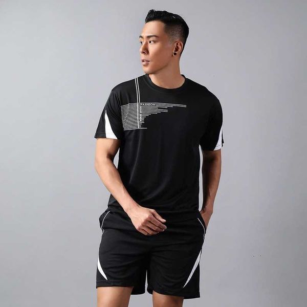 summer t-shirt short tracksuits sleeve sports loose fashion youth men's casual suit, Gray
summer t-shirt short tracksuits sleeve sports loose fashion youth men's casual suit, Gray