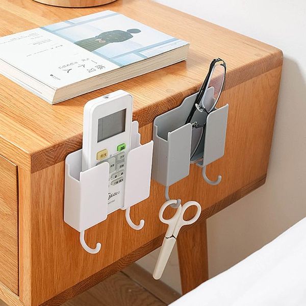 hooks & rails wall mounted mobile phone charging organizer remote control storage box multifunction stand rack plug holder
hooks & rails wall mounted mobile phone charging organizer remote control storage box multifunction stand rack plug holder