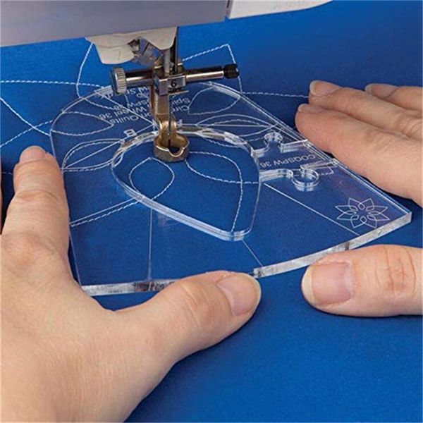 quilting ruler machine template sample set for patchwork domestic sewing machine sewing tool 1 set = 6pcs, Black
quilting ruler machine template sample set for patchwork domestic sewing machine sewing tool 1 set = 6pcs, Black