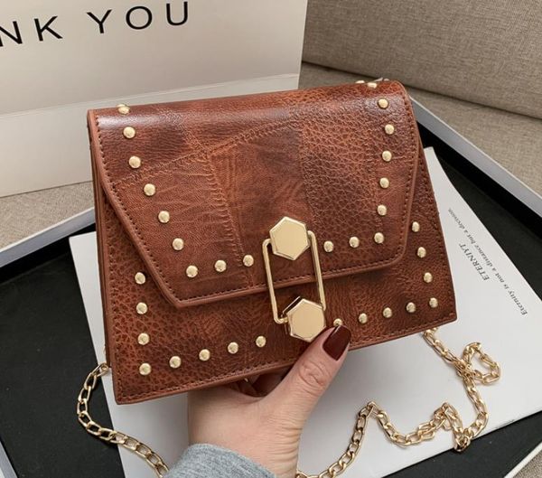 shoulder bags retro female bag 2021 korean fashion frosted rivet trend single messenger portable lady small
shoulder bags retro female bag 2021 korean fashion frosted rivet trend single messenger portable lady small